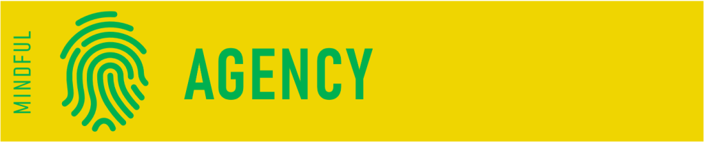 Mindful Agency is the first of the six application areas in Mindful Productivity.