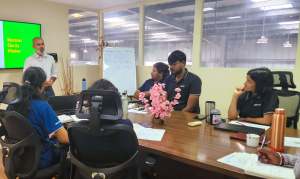 Mindful productivity training with mid-management people at Orotex Chemicals India Pvt Ltd in Bengaluru