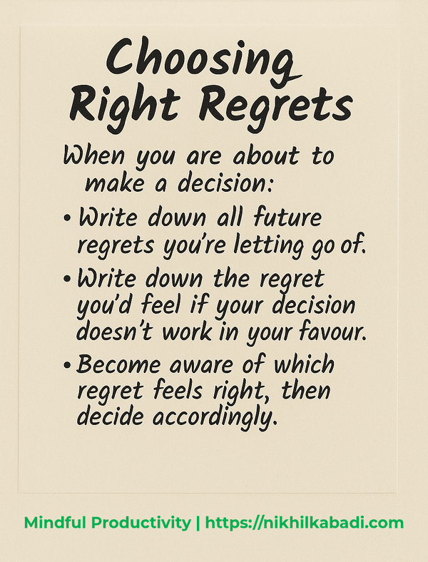 Why Do Regrets&nbsp;Hurt?